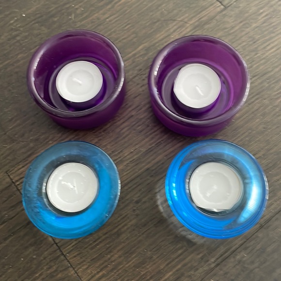 IKEA Accents Ikea Tealight Candles And Holders Lot Of 4 Poshmark